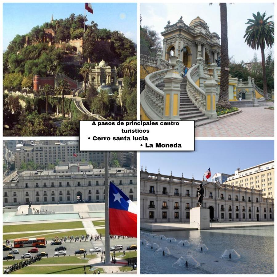 Centrico, Comodo Y Moderno Con Vista Privilegiada Hasta 4Pers Santiago de Chile Eksteriør billede
